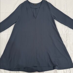 ASTR Deep Grey Flowing Dress